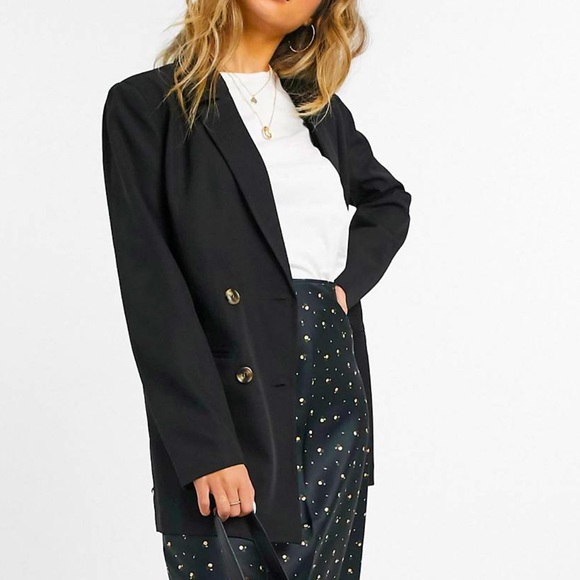 Black double breasted blazer  - Size L - Picture 2 of 5